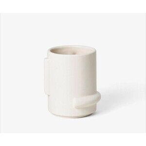 Area Ware Beige Stackable Confetti Cup Nontraditional Coffee Mug Minimalist 1 Pc
